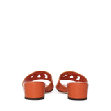 Slide in pelle di vitello con logo CR1139 AY32980244 DOLCE & GABBANA 