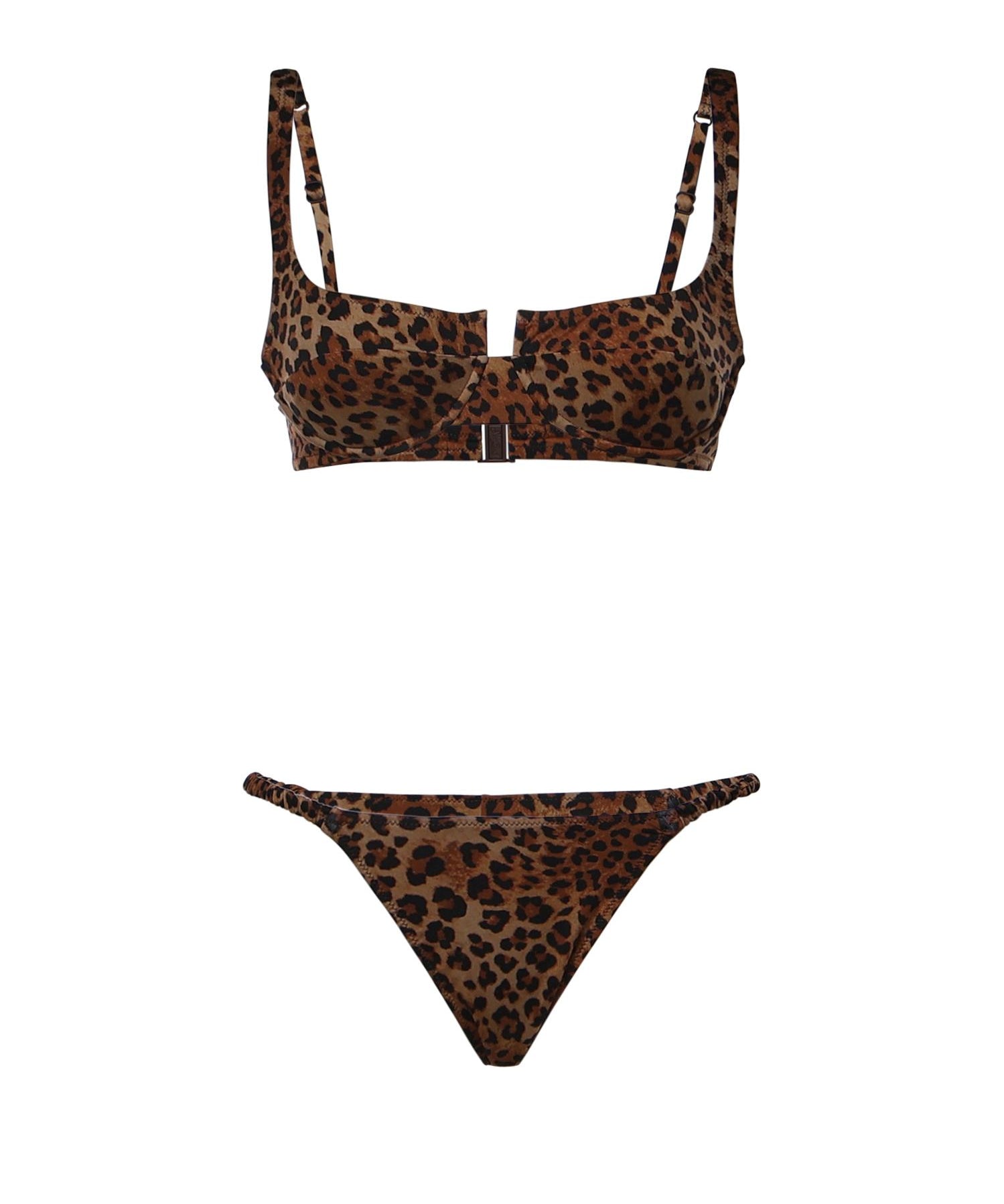 Bikini Perlamir balconette con stampa leopardata all-over PERLA01 00190L MC2 SAINT BARTH 