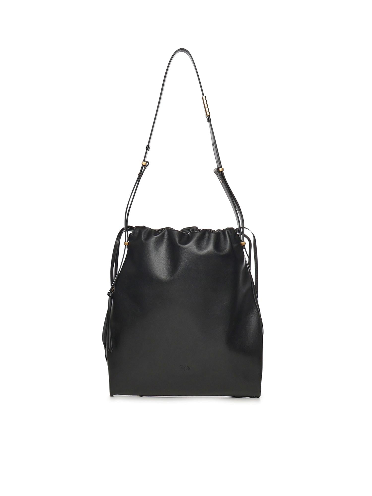 Borsa a spalla con logo 104359 A0QOZ99Q PINKO 
