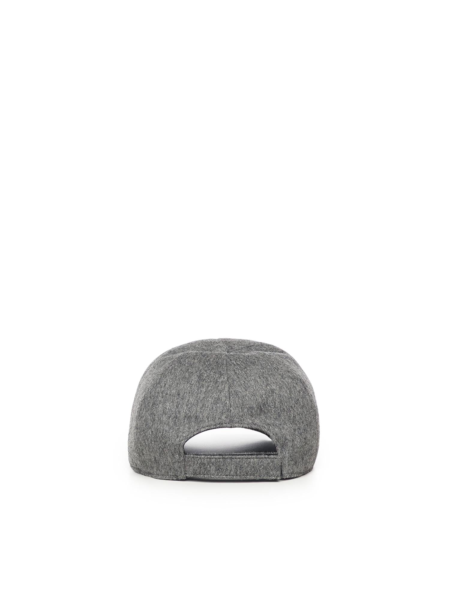 Baseball cap in lana e cashmere FXQ768 AYK2F0COK FENDI 