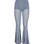 Pantaloni svasati all'uncinetto<BR/> 4P002A -N0946 BLUMARINE 