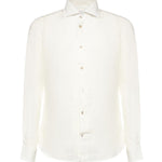 Camicia Dandy in lino M75CAMH11TET0I026 01NN ELEVENTY 