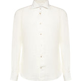 Camicia Dandy in lino M75CAMH11TET0I026 01NN ELEVENTY 
