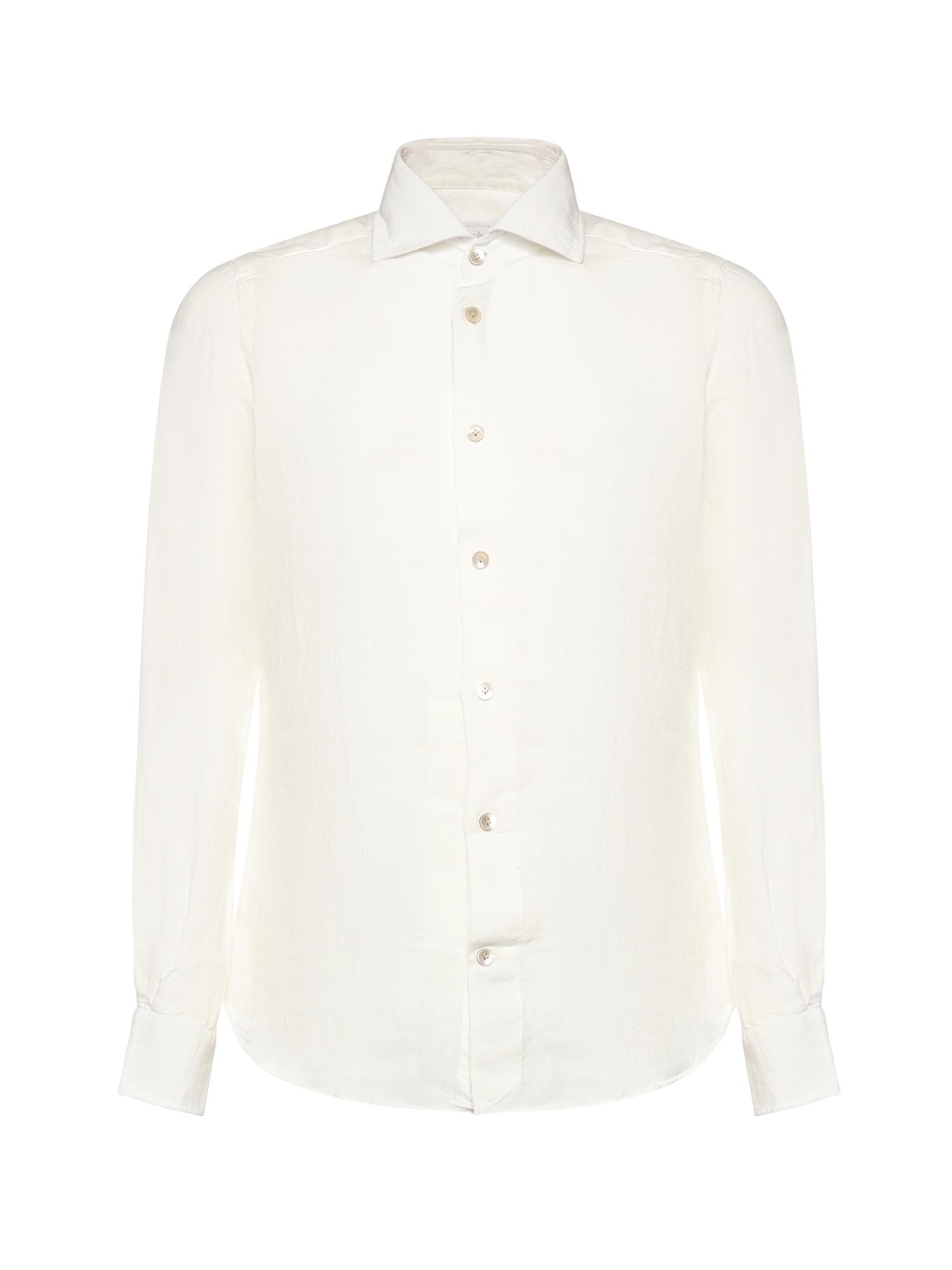 Camicia Dandy in lino M75CAMH11TET0I026 01NN ELEVENTY 