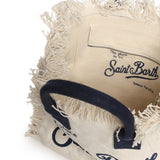 Borsa Colette in canvas con frange COL0001 02564L MC2 SAINT BARTH 