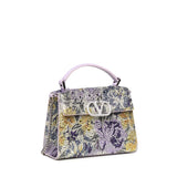 Borsa a mano mini Valentino Garavani Vsling con strass motivo Flowerism e logo gioiello 8W2B0R91 NCTDAK VALENTINO GARAVANI 