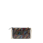 Pouch Baguette FF jacquard 8BS073 AW6QF1URO FENDI 