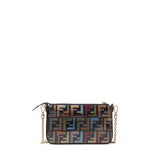 Pouch Baguette FF jacquard 8BS073 AW6QF1URO FENDI 