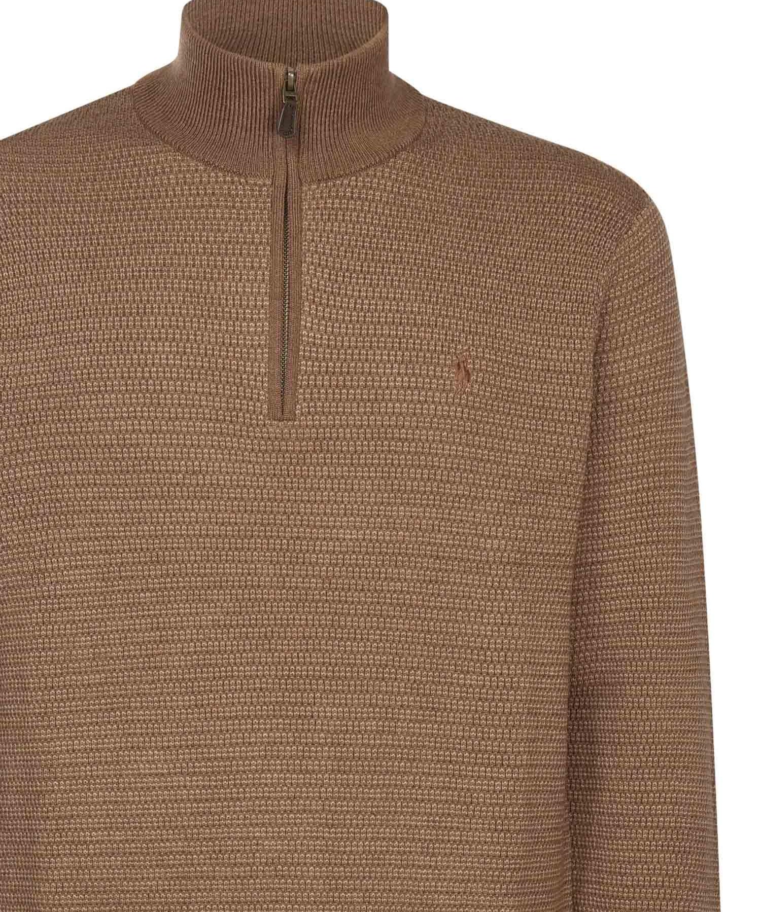 Maglia in lana con zip 710948865 002 POLO RALPH LAUREN 