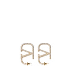 Orecchini Vlogo Signature in metallo e cristalli Swarovski® 7W2J0G04 YCWMH5 VALENTINO GARAVANI 