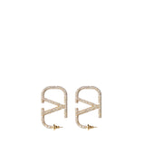 Orecchini Vlogo Signature in metallo e cristalli Swarovski® 7W2J0G04 YCWMH5 VALENTINO GARAVANI 