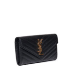 Portafoglio Monogram in pelle 372264 BOW011000 SAINT LAURENT 