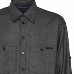 Camicia in stuoia lana mélange G5NI3T FURNCN0141 DOLCE & GABBANA 