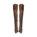 Stivali Penny in seude PENNY 095 CAMOSCIOMARRONE FRATELLI RUSSO 