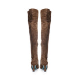 Stivali Penny in seude PENNY 095 CAMOSCIOMARRONE FRATELLI RUSSO 