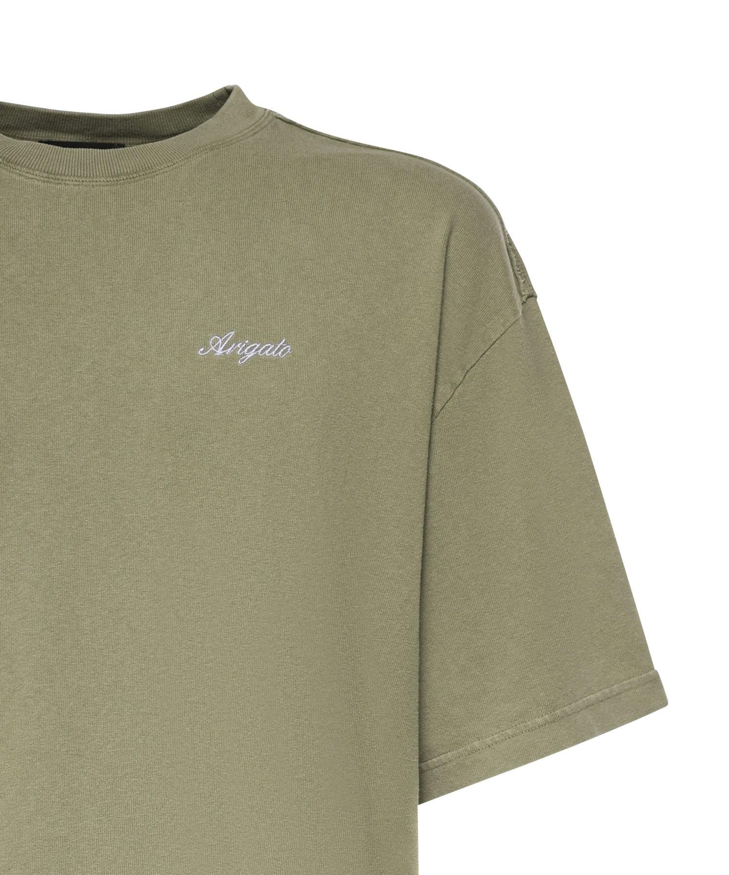 T-shirt Honor in cotone A2681012 DEEP LICHEN GREEN AXEL ARIGATO 