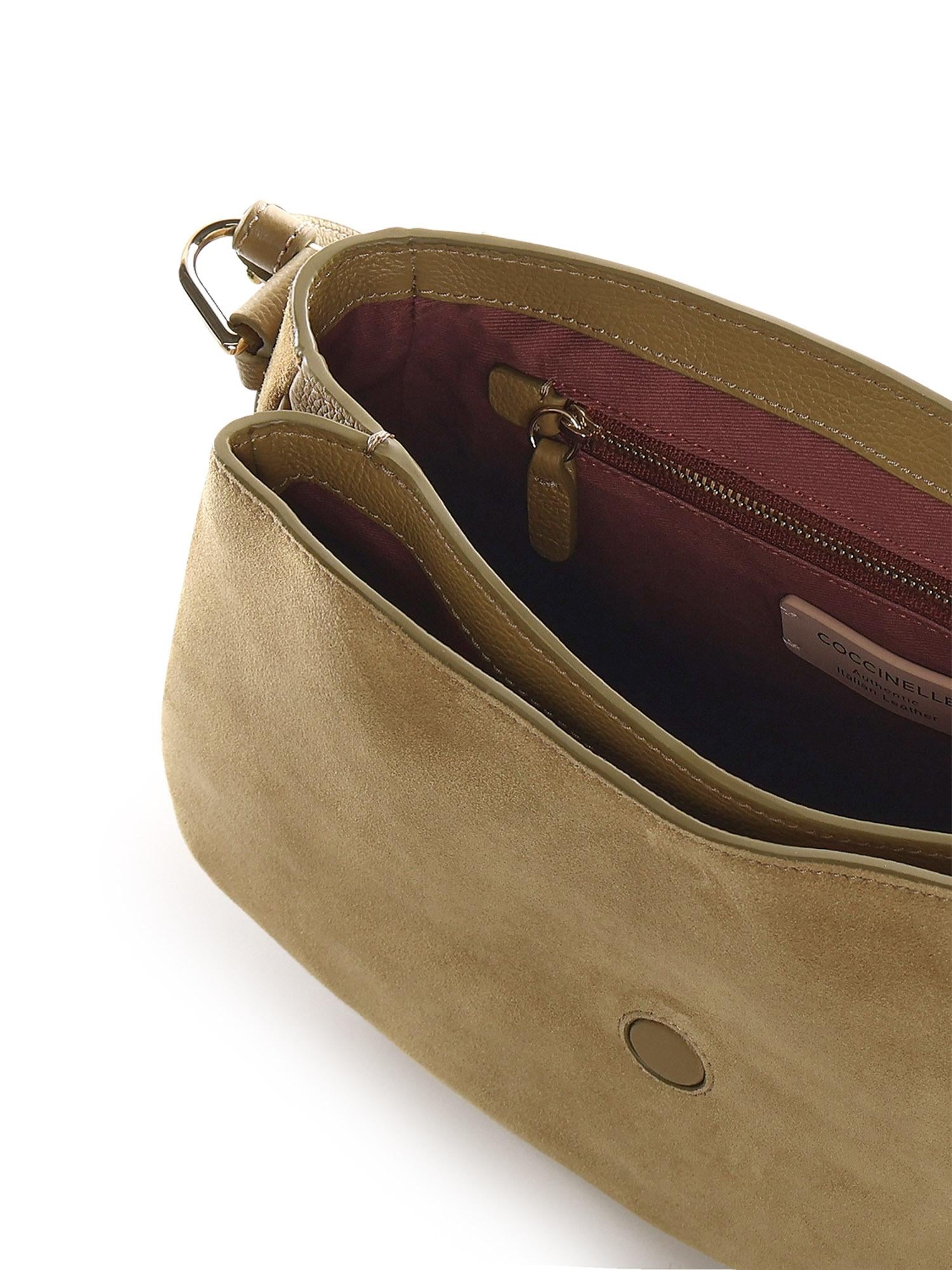 Borsa a spalla Mavery Large in suede E1U7H120101 G43 COCCINELLE 