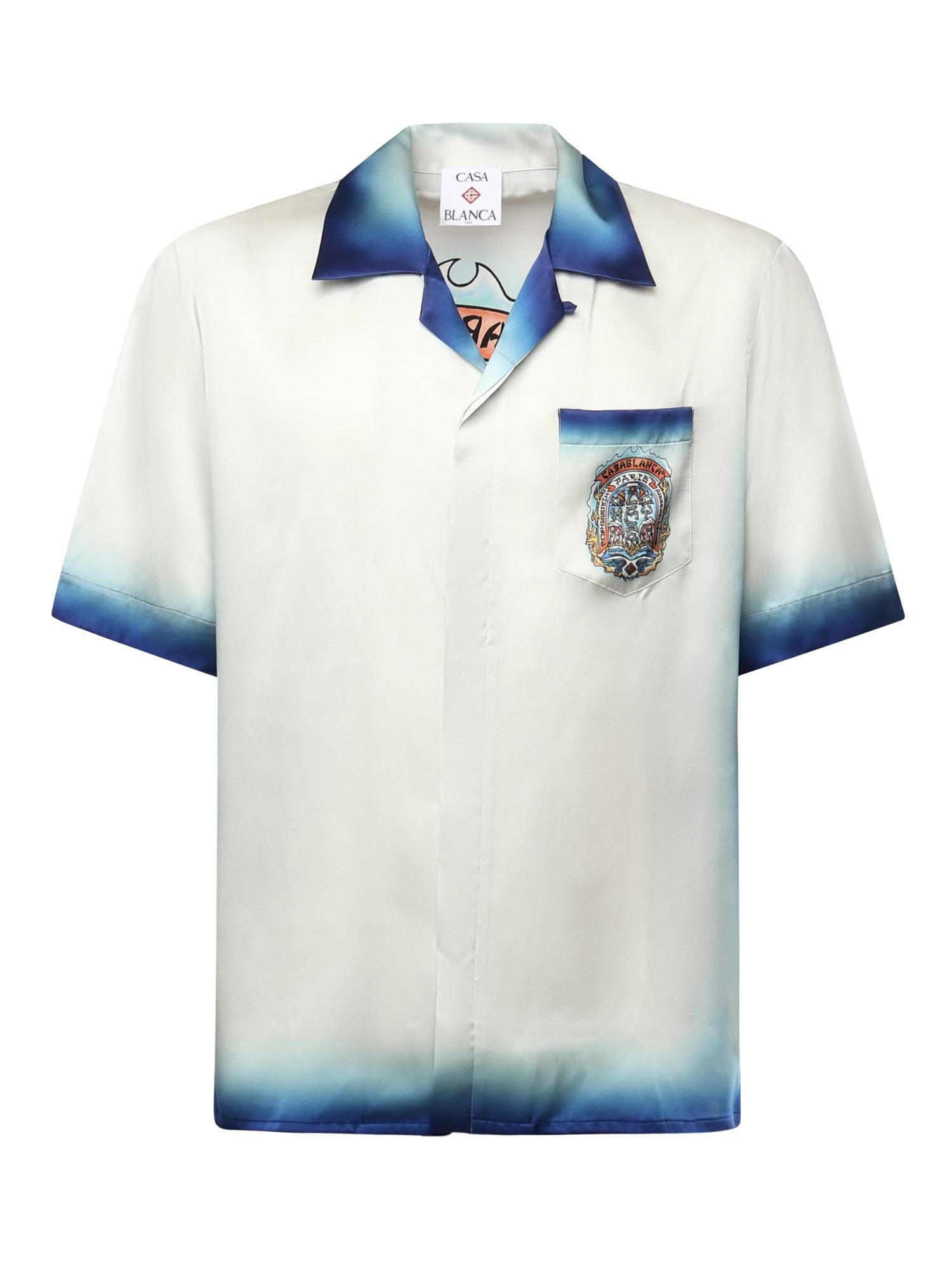 Camicia "Casa Way Skate" in seta UMS25SH03 03 CASABLANCA 