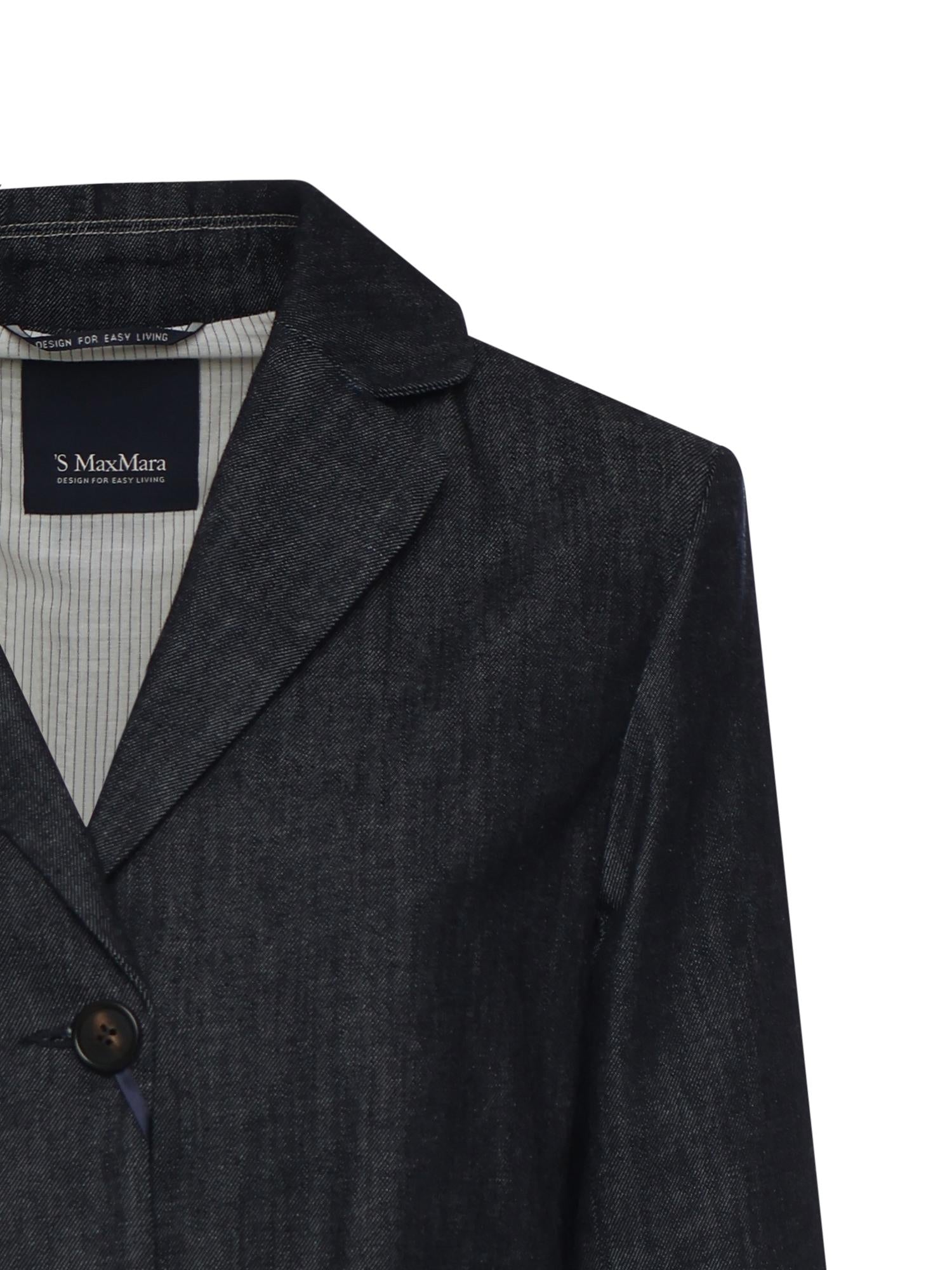 Giacca monopetto in denim stretch 2619041141600 001 'S MAX MARA 