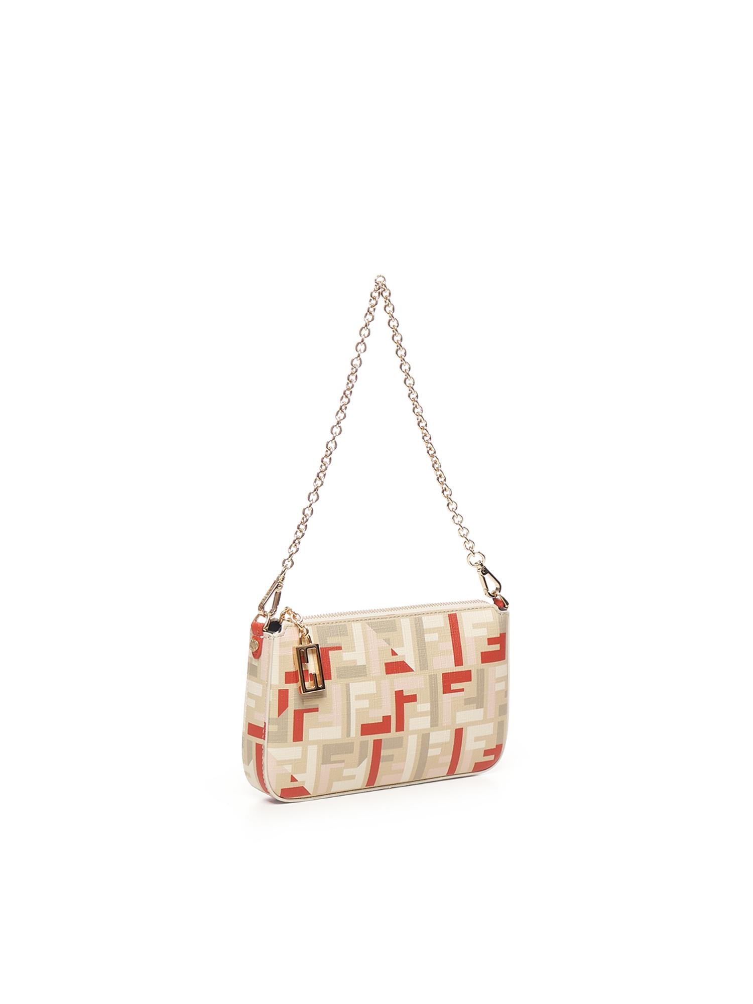 Pouch Baguette FF jacquard 8BS073 AV1YF1SY7 FENDI 