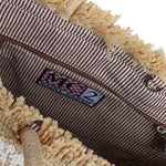 Borsa Colette in tessuto effetto paglia con logo COL0017 03047L MC2 SAINT BARTH 