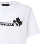 T-shirt in cotone con logo S71GD1629 D20020100 DSQUARED2 