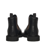 Stivaletti Chelsea in pelle<BR/> 23075 NERO ANTICA CUOIERIA 