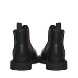 Stivaletti Chelsea in pelle<BR/> 23075 NERO ANTICA CUOIERIA 