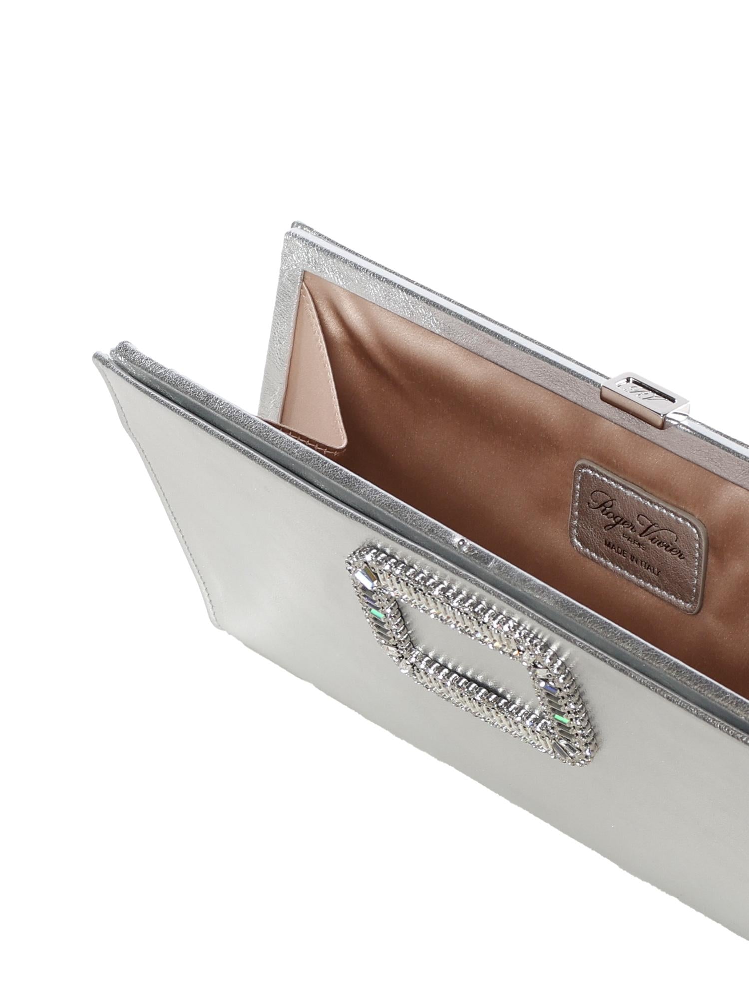 Pochette Pilgrim in pelle RBWABDD0220L4Q B200 ROGER VIVIER 