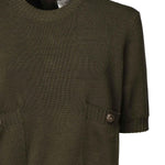 Maglia cropped in cotone GWP02379 P00210535547 GOLDEN GOOSE 