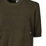 Maglia cropped in cotone GWP02379 P00210535547 GOLDEN GOOSE 