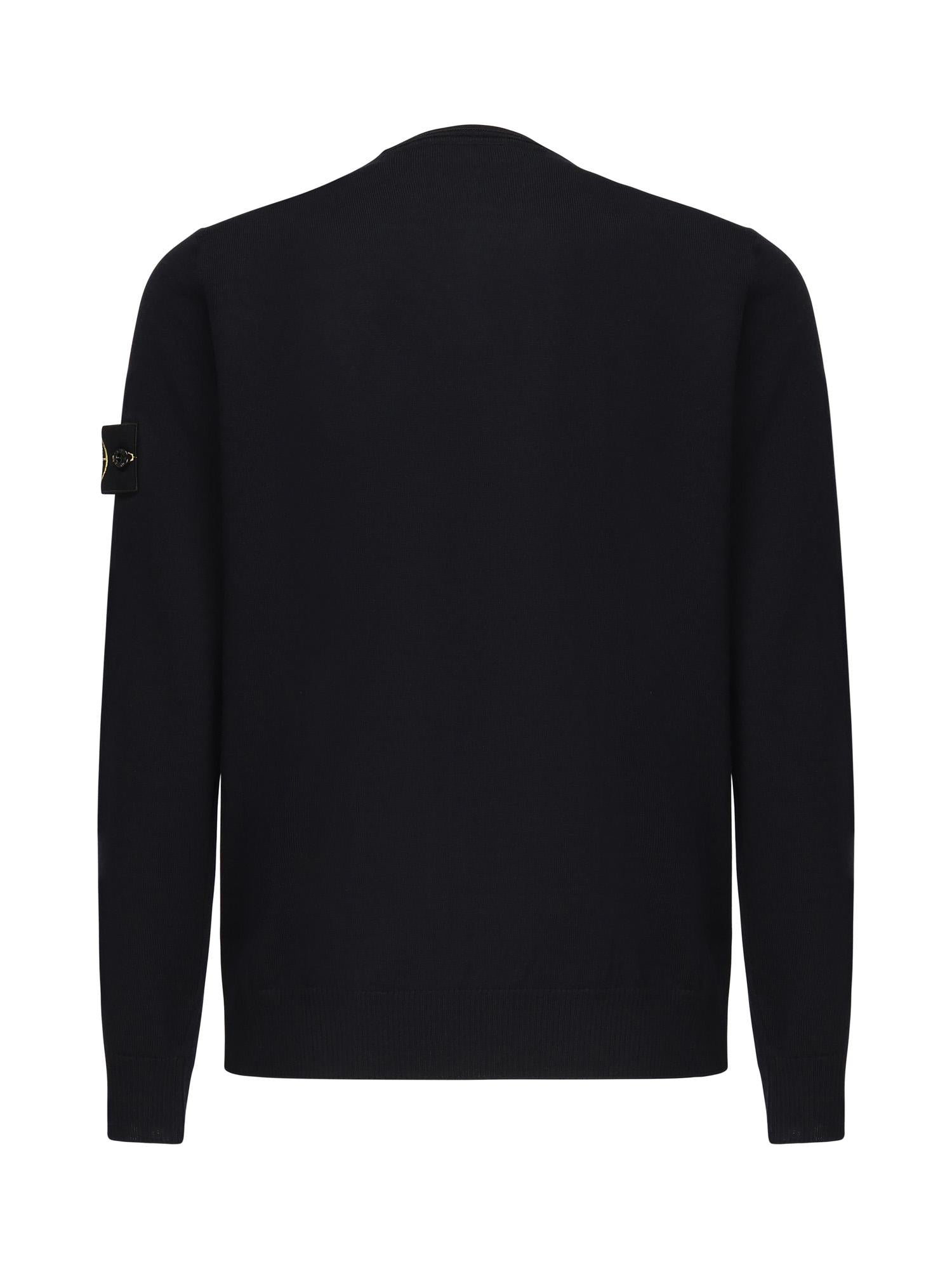 Maglione girocollo con impunture a rilievo K2S155100071 S00C4V0020 STONE ISLAND 