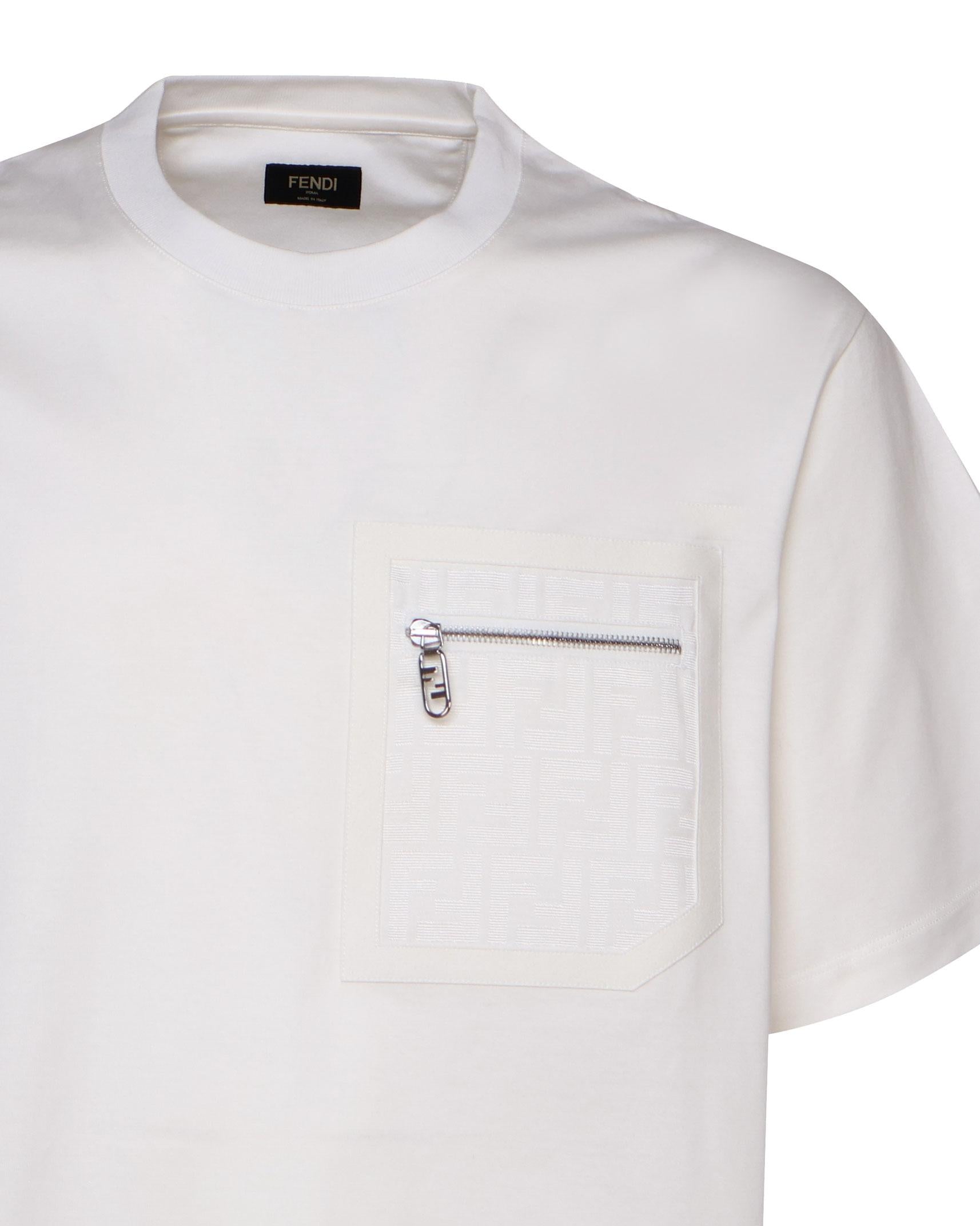 T-shirt in cotone FY1257 APM4F0QA0 FENDI 