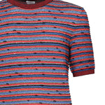 T-Shirt a righe in cotone 811528 V4WU04510 BOTTEGA VENETA 