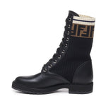 Biker Rockoko in pelle con tessuto stretch 8T6780 A3H4F13MC FENDI 