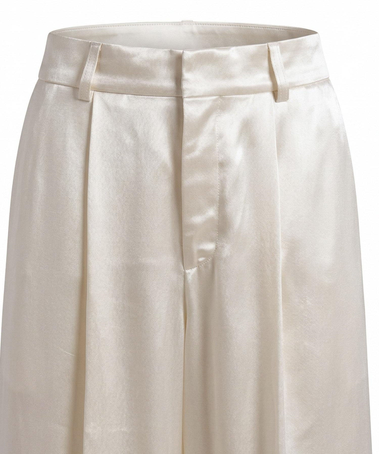 Pantaloni in raso lucido V03011627 0002 ALBERTA FERRETTI 
