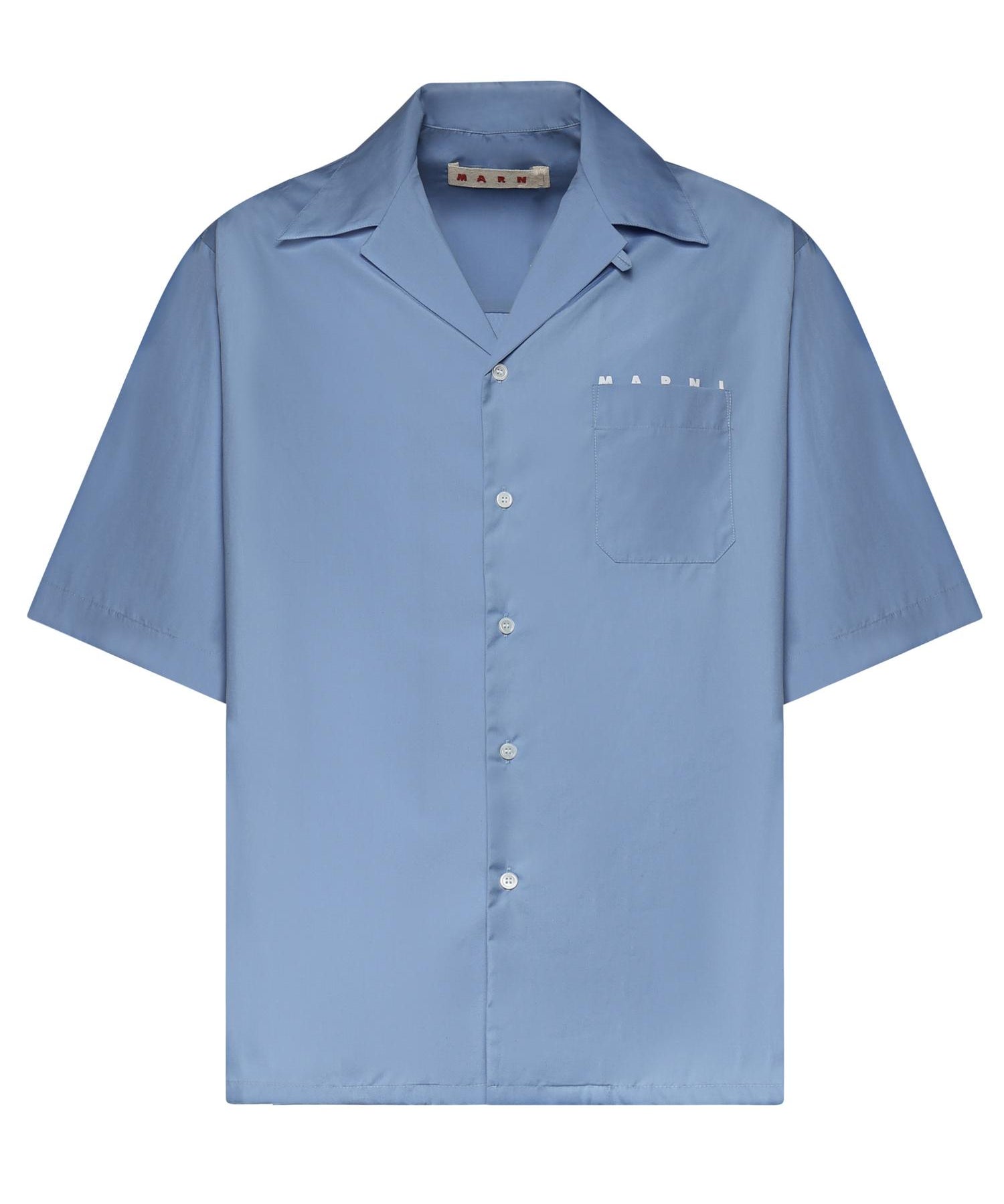 Camicia in cotone con logo CUMU0213PP USCT88LWB31 MARNI 