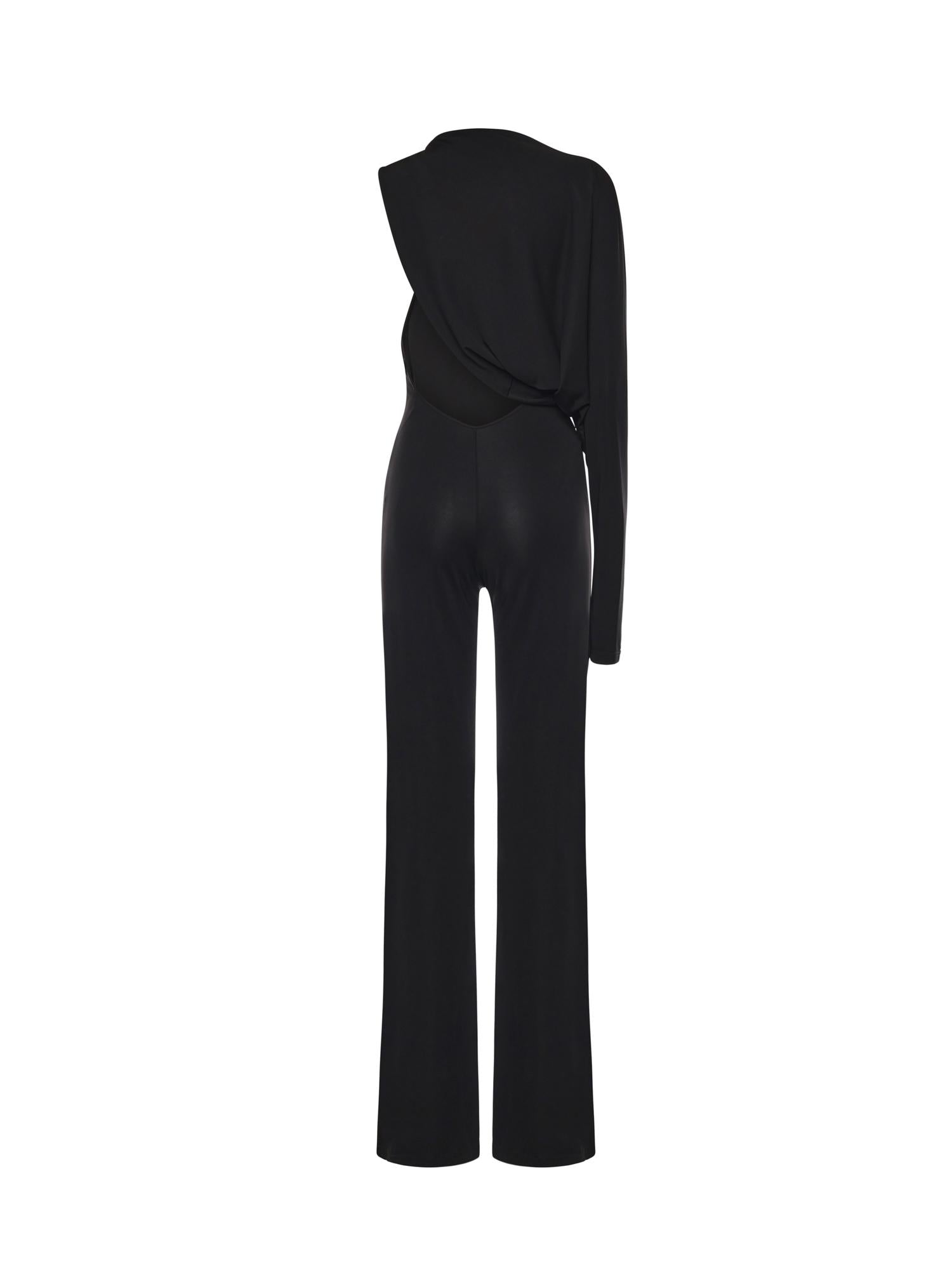 Tuta Serena in jersey T190119A TJP073BLACK THE ANDAMANE 