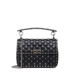 Borsa media Rockstud Spike in nappa<BR/> 5W0B0122 NAP0NO VALENTINO GARAVANI 