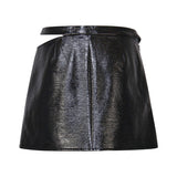 Mini gonna glossy 424CJU198VY0014 9999 COURREGES 