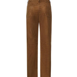 Pantaloni in pelle effetto velluto a coste 288726  MAGDA BUTRYM 