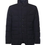 Piumino corto double front in canvas mélange NAM45510210XOB U807 FAY 