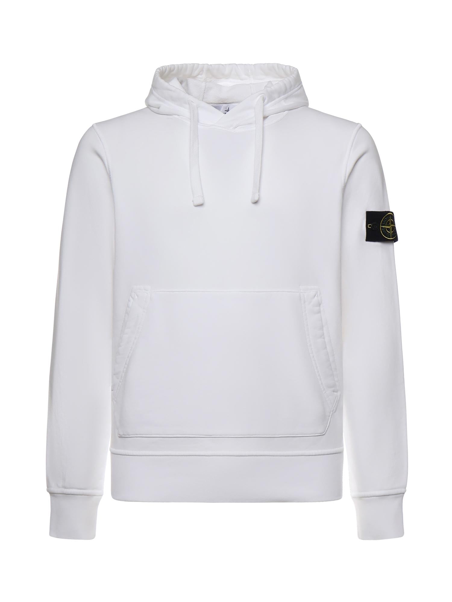 Felpa con logo in cotone L1S156100062 S0051V0001 STONE ISLAND 