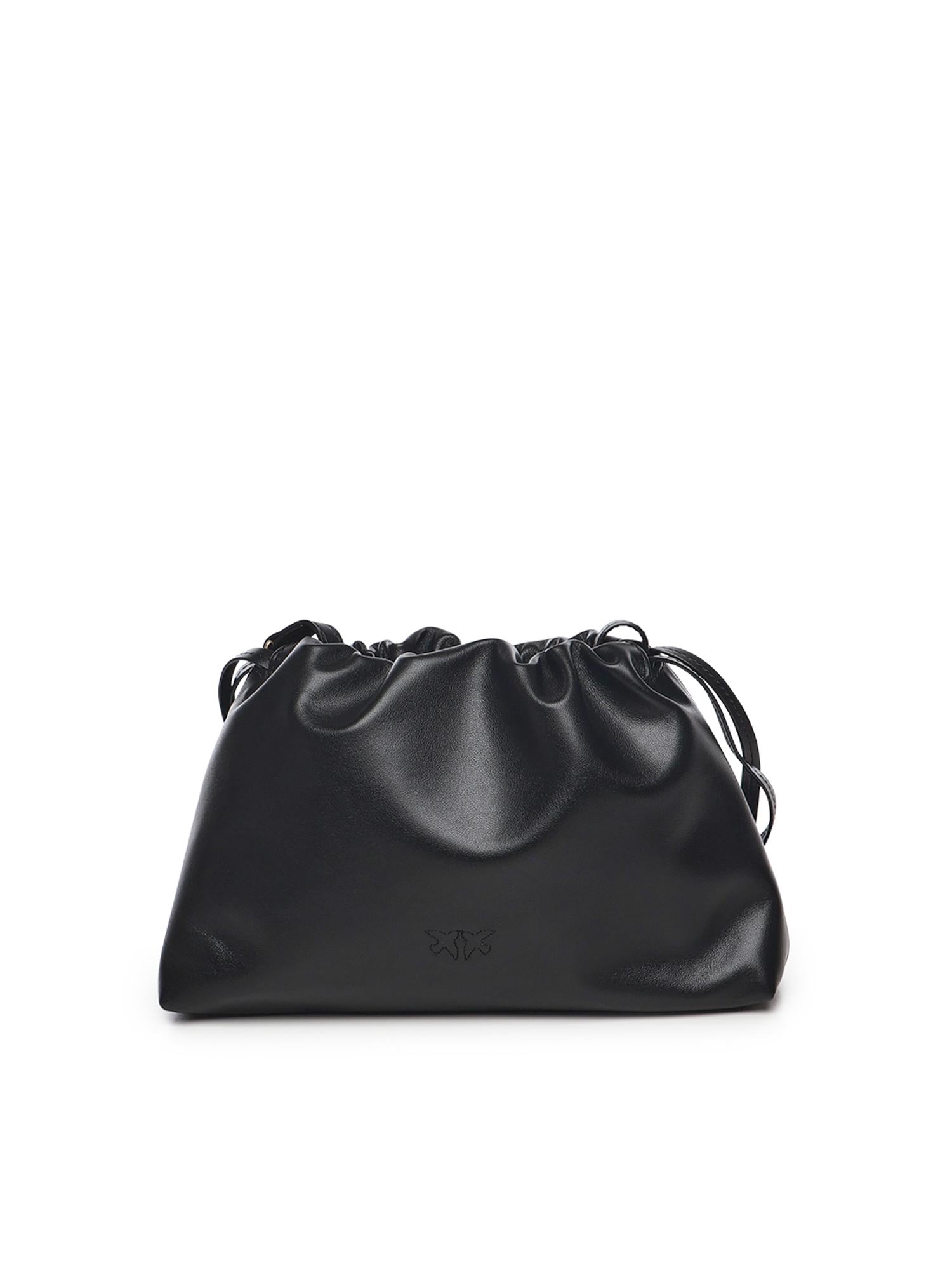 Borsa a spalla piccola in pelle 105907 A0QOZ99Q PINKO 