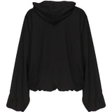 Felpa in cotone con cappuccio PRESS25M08073 BLK01 HELIOT EMIL 