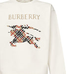 Felpa in cotone con EKD a punto croce 8110547 B7078 BURBERRY 