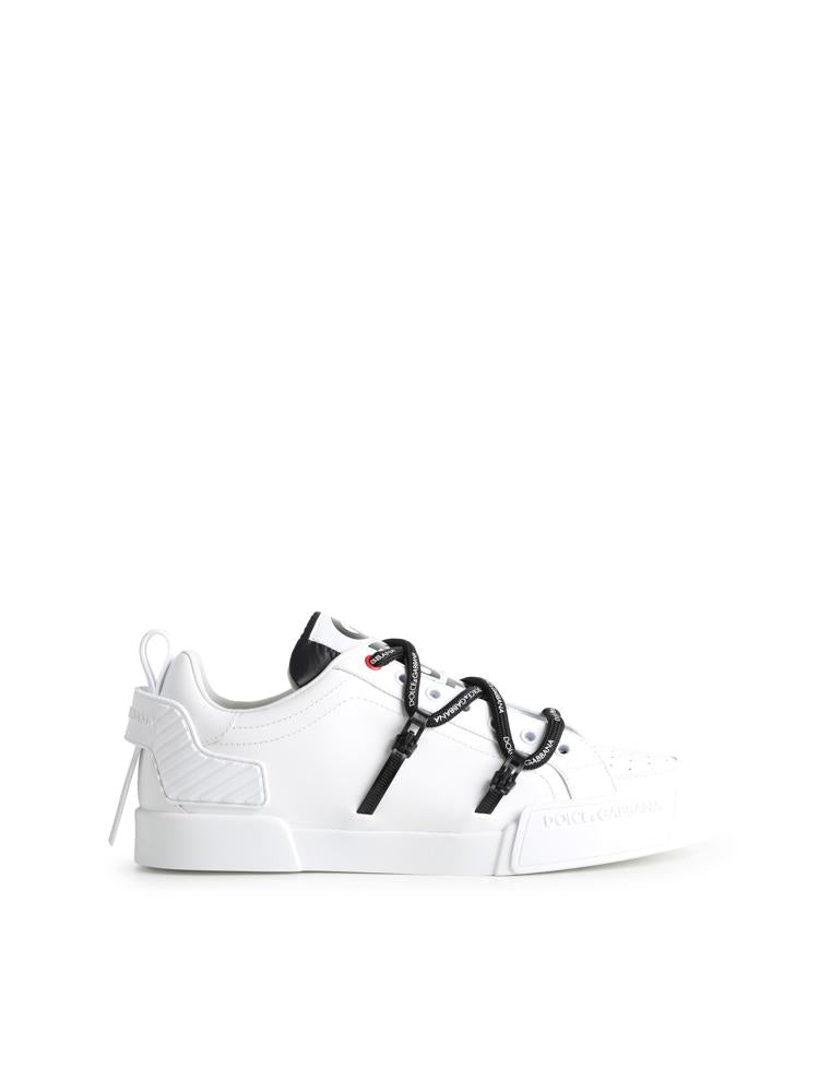 Sneaker Portofino in vitello e vernice CS2328 AJ98689697 DOLCE & GABBANA 
