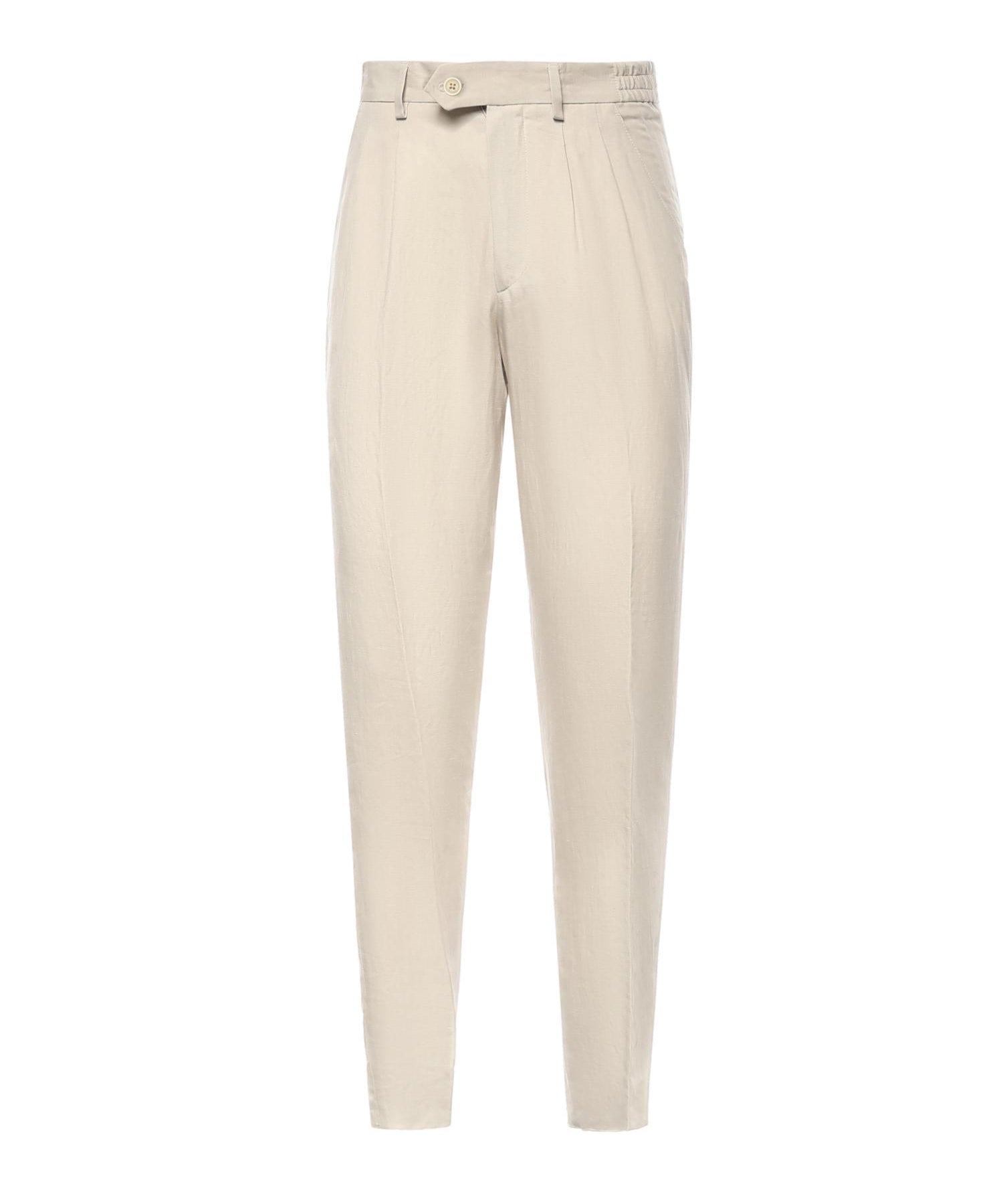 Pantalone in lyocell e lino M75PANM17TES0M116 02 ELEVENTY 