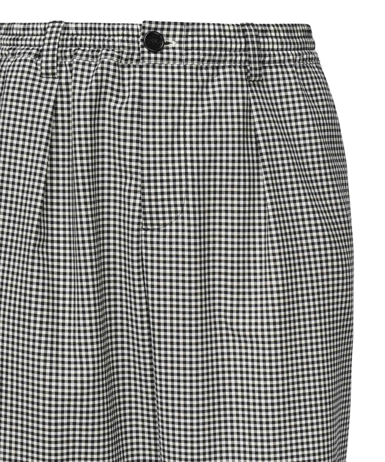 Pantaloni in lana a quadri PUMU0017A4 UTP787CHN99 MARNI 