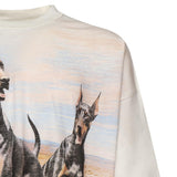 T-shirt Western Dobermans con stampa MLM100665 72 REPRESENT 